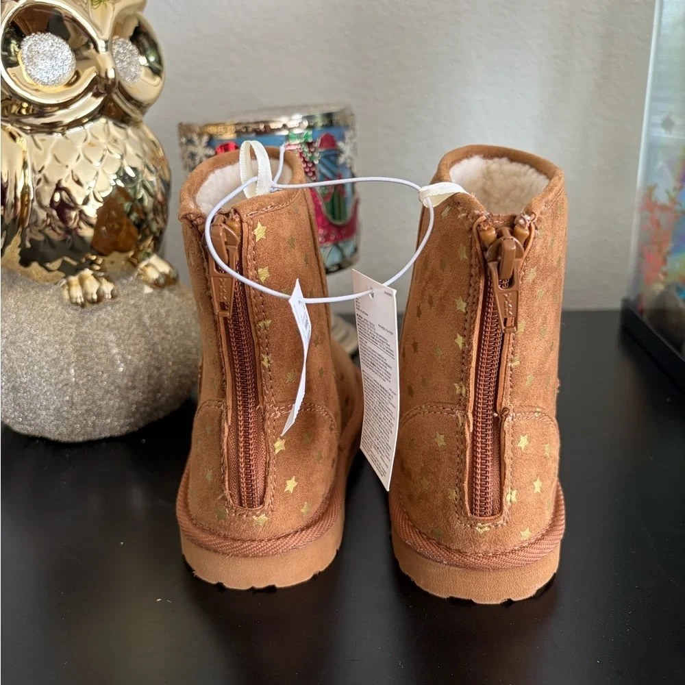 Baby GAP Star Patterned Tan Boots